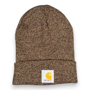 Carhartt Hat Adult ONE SIZE Brown Heather Acrylic Beanie Ski Winter Workwear